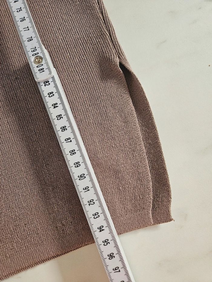 Robe croisée marron taille M - photo numéro 12