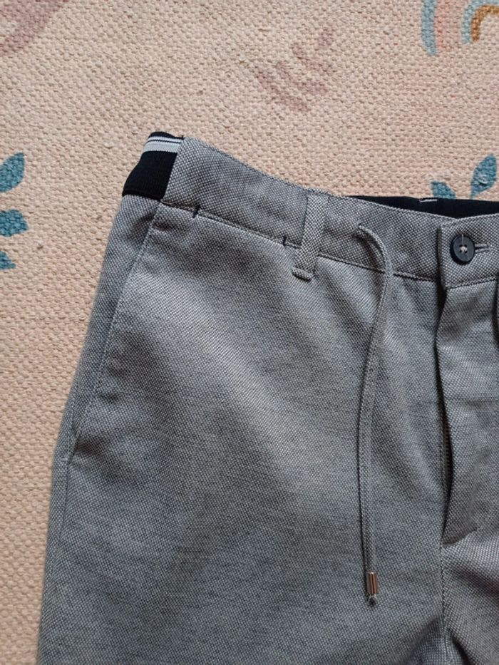 Pantalon gris zara man classe S élastique - photo numéro 2