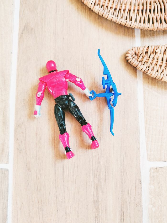 🙅 Power rangers Samurai figurine ranger rouge avec accessoire marque bandai - photo numéro 3