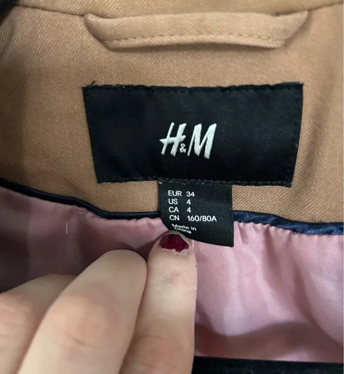 Blazer marron femme taille xs h&m - photo numéro 6