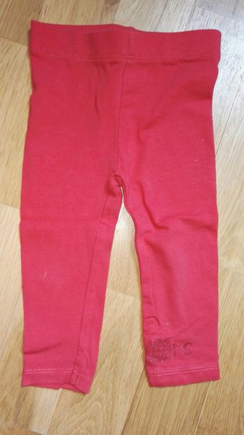 Legging rouge 12 mois