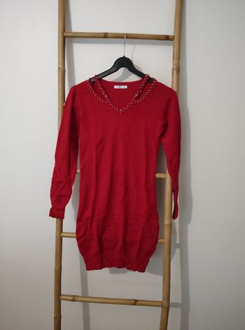 Robe pull rouge