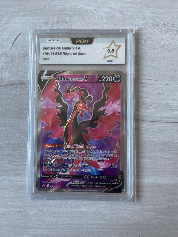 Carte Pokémon Sulfura FA 9.5
