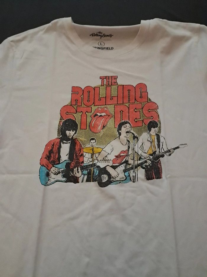 T-shirt Springfield The Rolling Stones Size L - photo numéro 2
