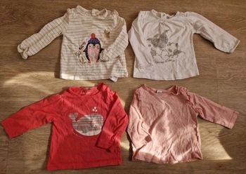 Lot de t-shirts 12 mois