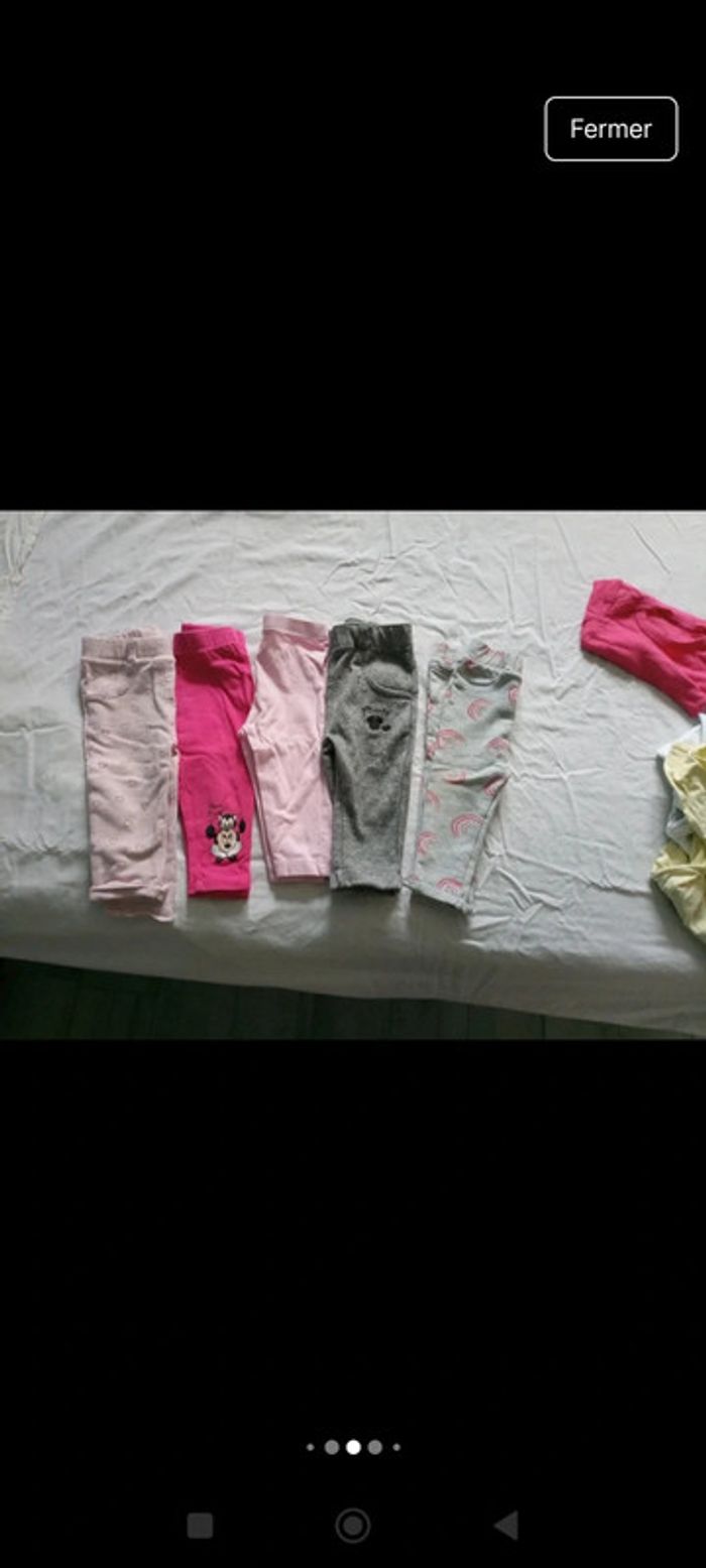 Lot de vêtements filles 9 mois printemps été - photo numéro 5