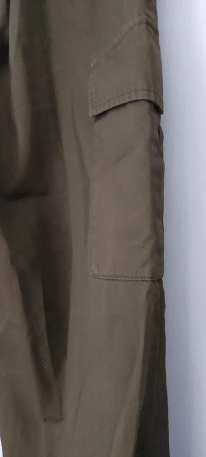 Lot de 2 pantalons cargo kaki et noir - photo numéro 5