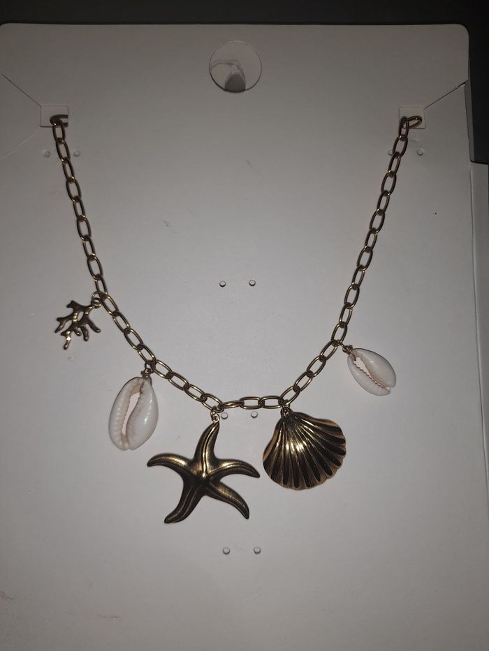 Collier acier inox coquillage - photo numéro 7