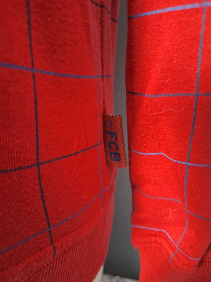 Sweat à capuche  / hoodie full zip - taille M - FC Barcelone homme brodé (123) - photo numéro 6
