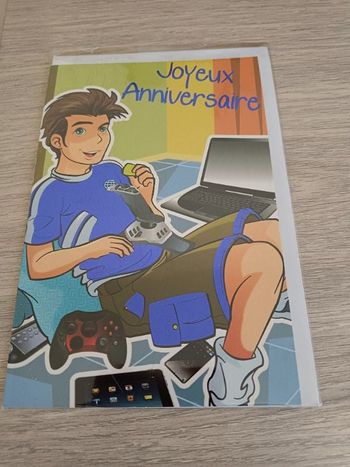 Carte joyeux anniversaire garçon