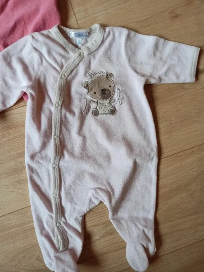 Lot de 2 pyjamas hiver fille - photo numéro 2