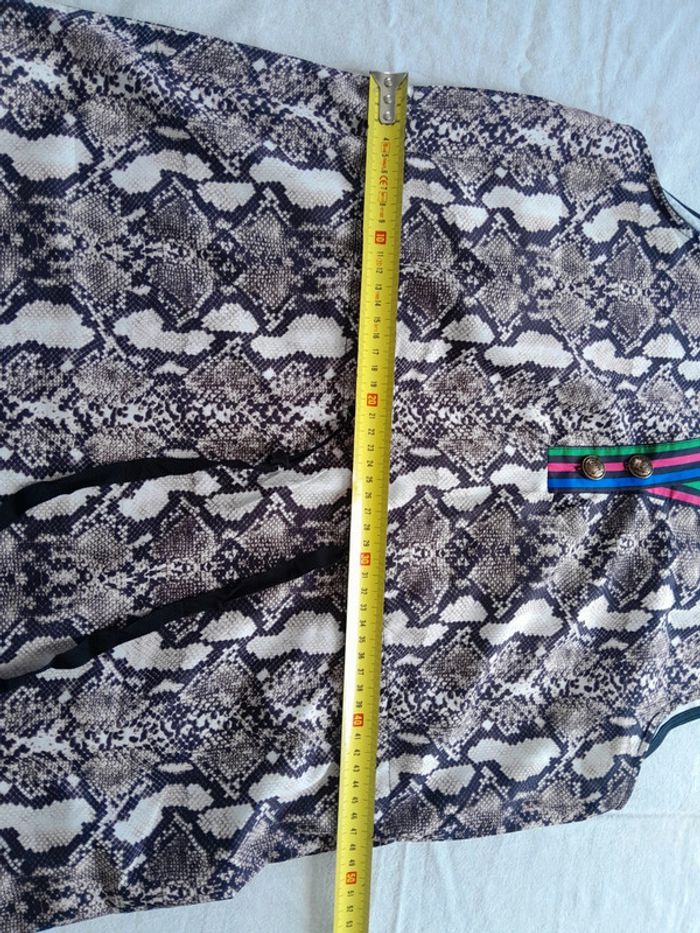 Robe mini été imprimée serpent Ipsso - photo numéro 10