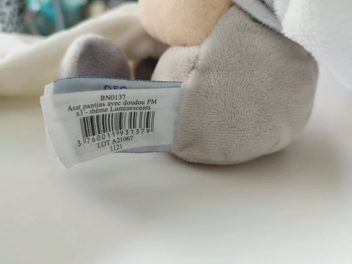 Doudou ours Beige Baby Nat' - photo numéro 4