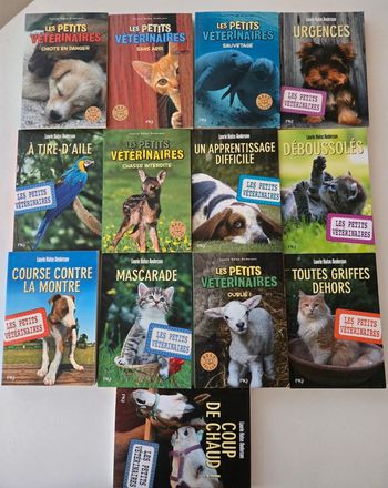 Lot de de 13 Livre Les Petits Vétérinaire