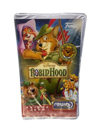Figurine Funko Blockbuster Rewind Disney Robin Hood Prince John neuf