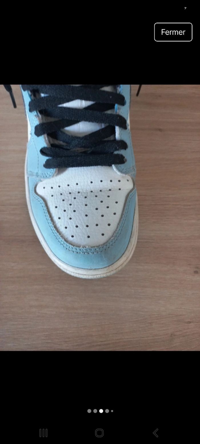 Jordan bleu et blanche taille 38 mixte - photo numéro 3