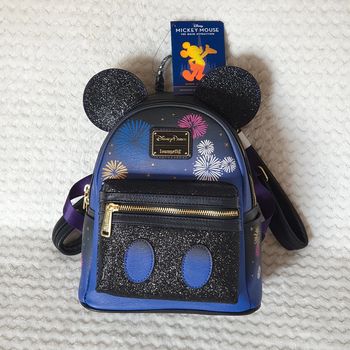 Fireworks Mickey Mouse The Main Attraction Loungefly Mini Backpack Disney Parks