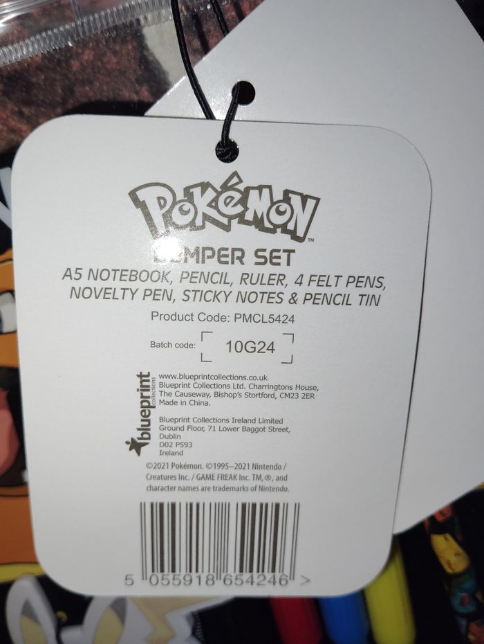 Set de papeterie Pokémon - photo numéro 4