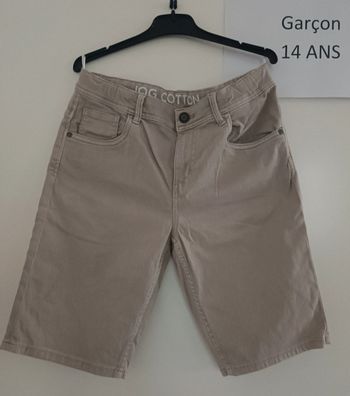 Bermuda jog denim slim C&A 14 ans