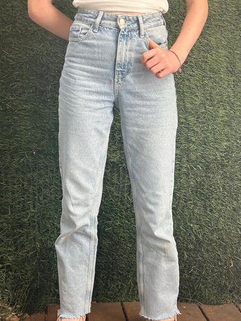 Jean straight fit bleu clair Zara xxs