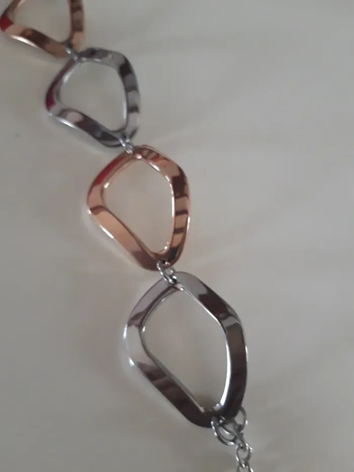 Joli bracelet bi ton - photo numéro 5