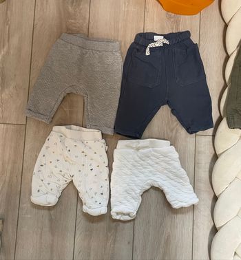 Lot pantalons bébé 3mois