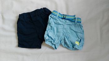 2 shorts 6 mois