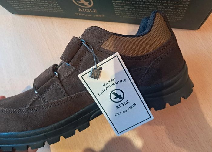 Aigle chaussures homme à scratch marché rando P.46 neuves - photo numéro 5