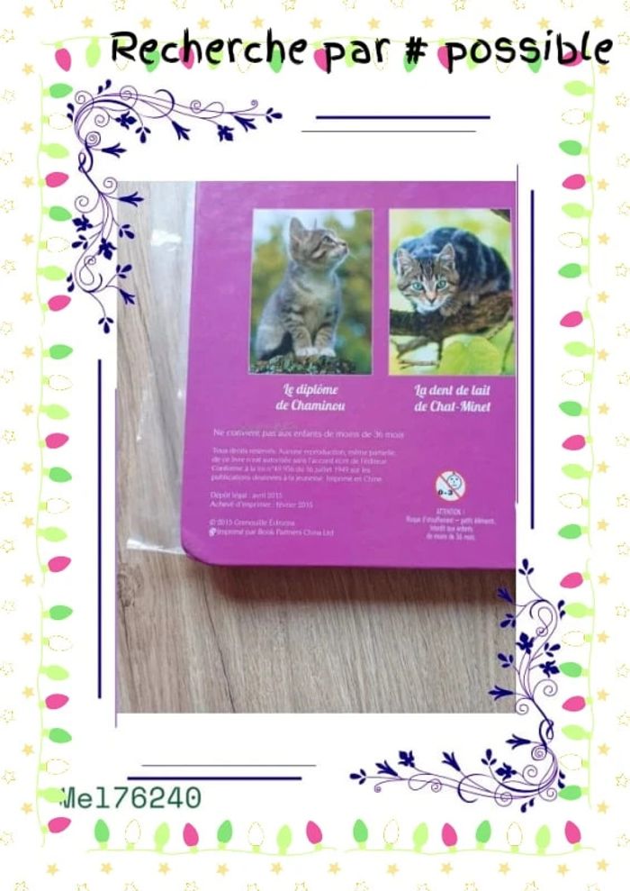 Livre puzzle chat - photo numéro 5