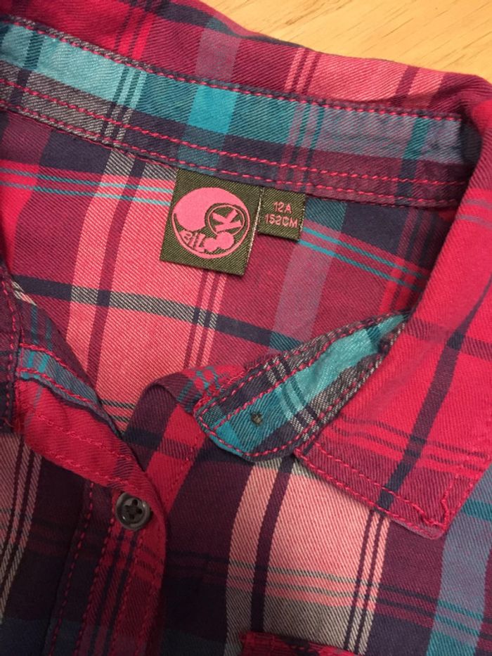 Chemise carreaux - Bilook - 12ans - photo numéro 3