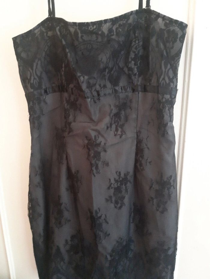 Robe noire en dentelle grain de malice - photo numéro 2