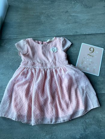 Robe bébé fille 9 mois