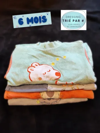 Lot pyjama velours 6 mois