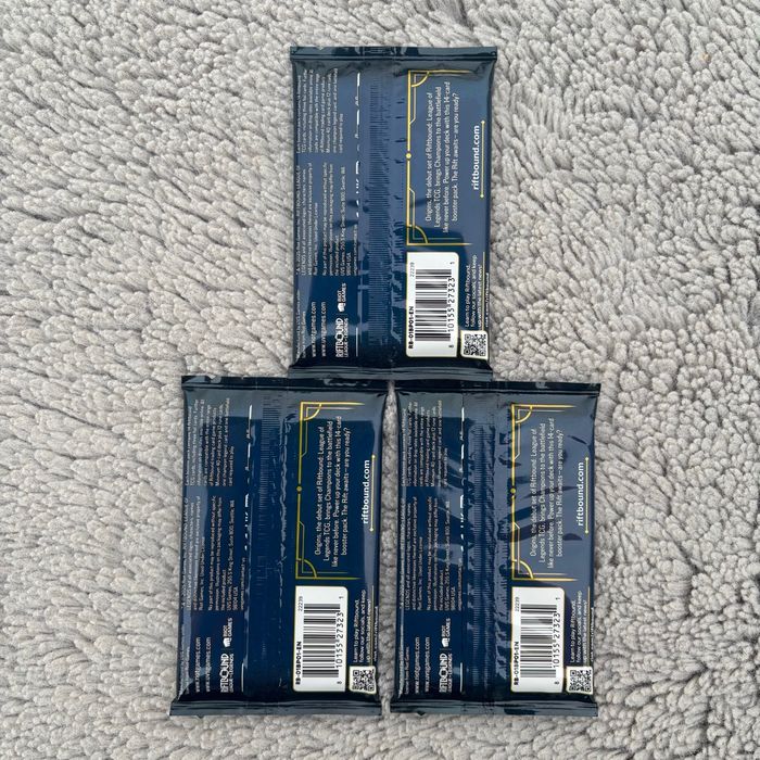 3 Boosters Riftbound League of Legends - photo numéro 2