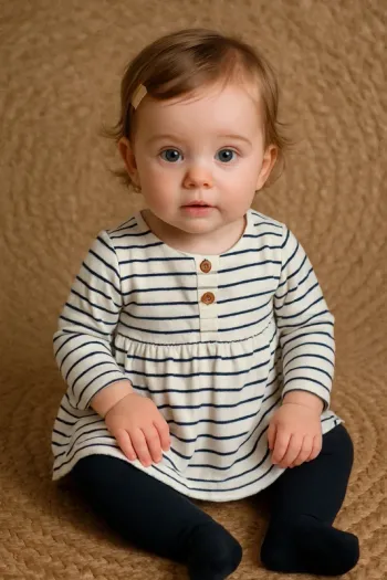 Robe marinière 3 mois