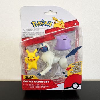 Pikachu Absol et Métamorph Figurine Battle Figure Set Pokémon Ditto