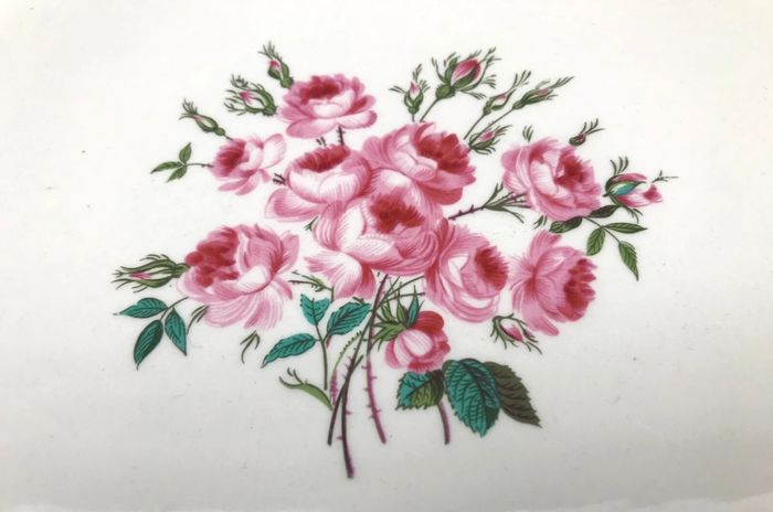 Plat de service ovale Faïence de Sarreguemines France Modèle Johnny - photo numéro 6