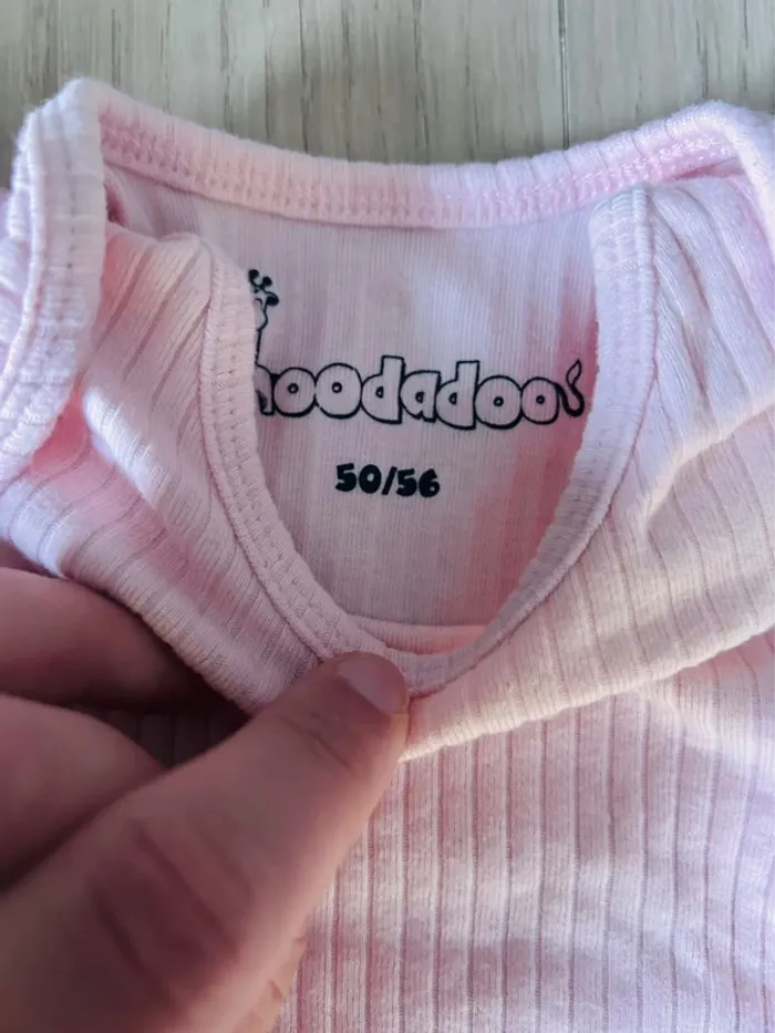 Lot de 2 bodys manches courtes bébé filles - photo numéro 4