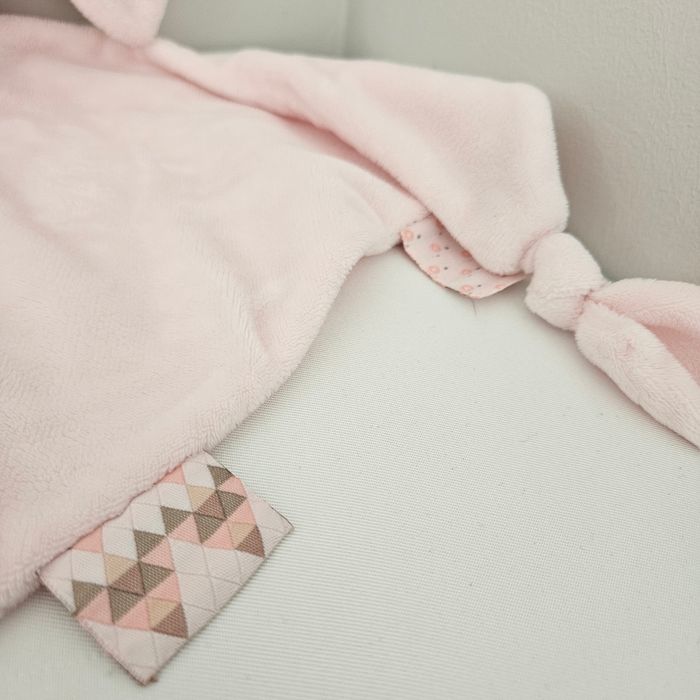 Doudou nattou rose lapin - photo numéro 5