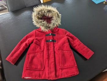Manteau vert baudet fille 4 ans