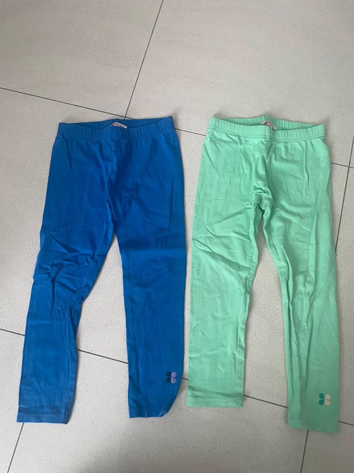 Lot de 2 leggings taille 3/4 ans