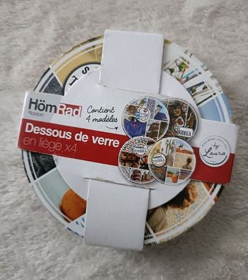 4 dessous de verre en liège