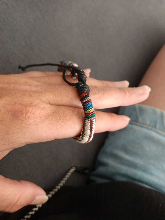 Bracelet ethnique réglable - photo numéro 2