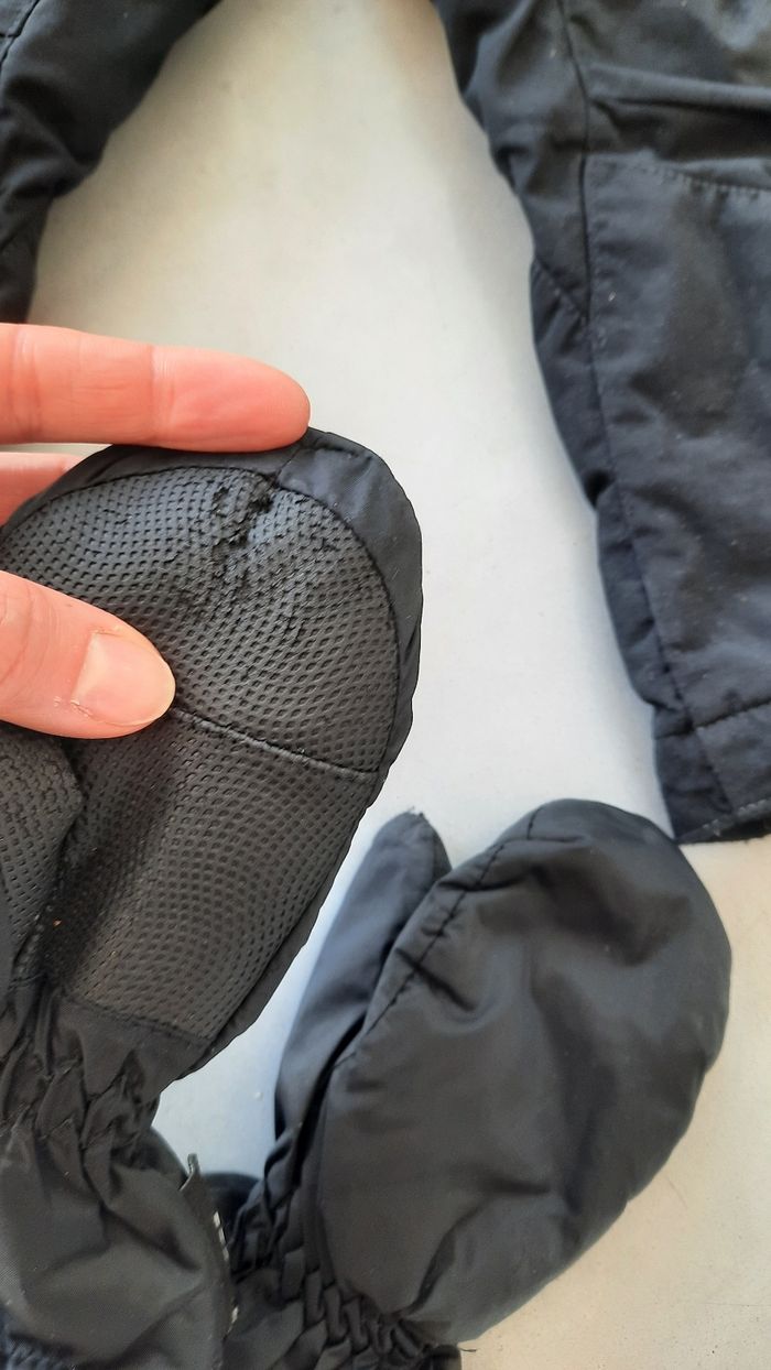 Combinaison ski enfant bretelles sous vêtement techniques mixte 3 ans fille garçon moufles - photo numéro 10