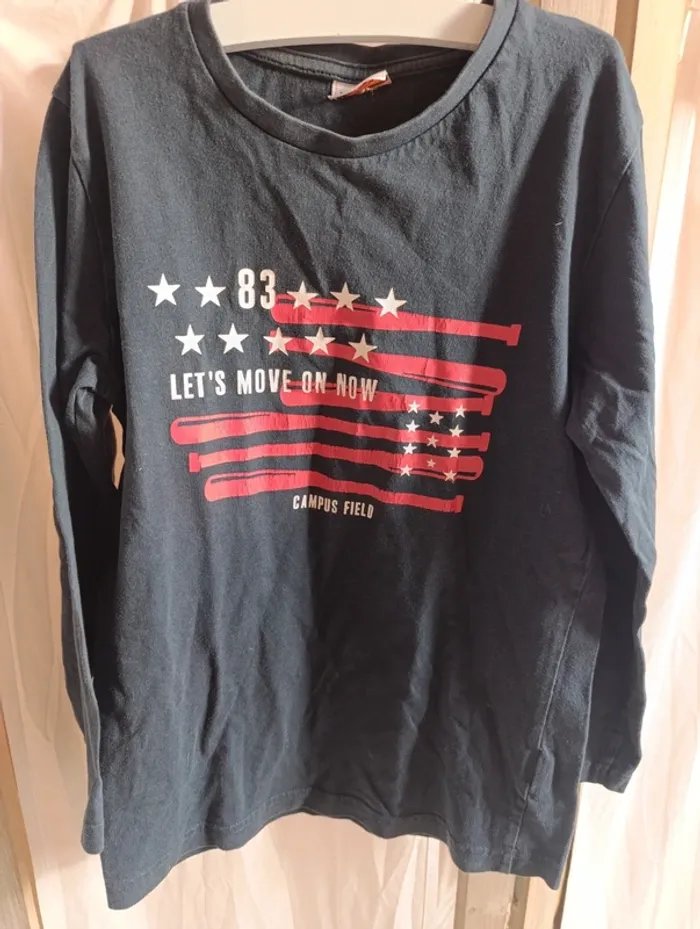 Tee-shirt manches longues, tape à l'oeil, 8 ans