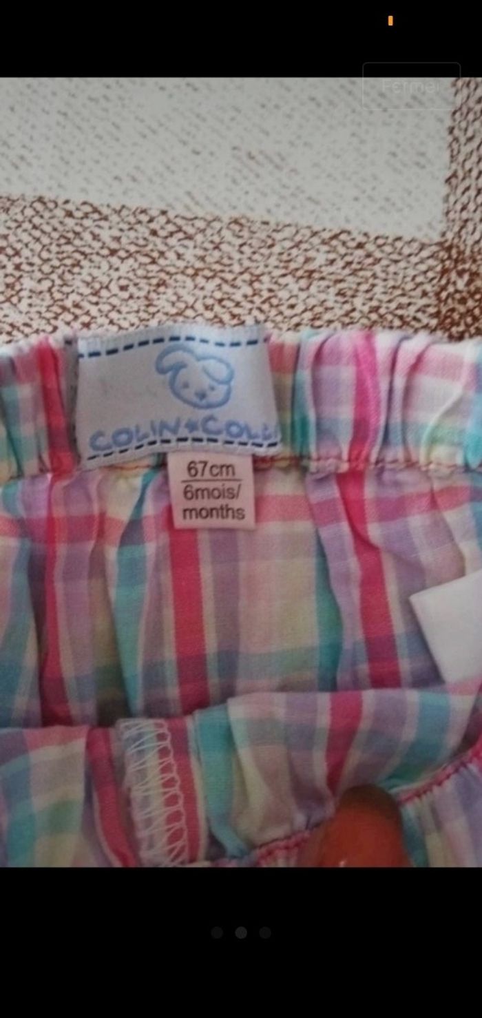 Short multicolore 6 mois Colin Colin - photo numéro 2