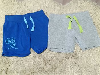 Lot de 2 shorts Schtroumpfs