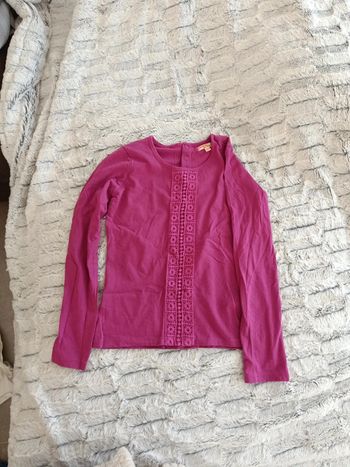 Tee shirt manches longues dpam 10 ans neuf