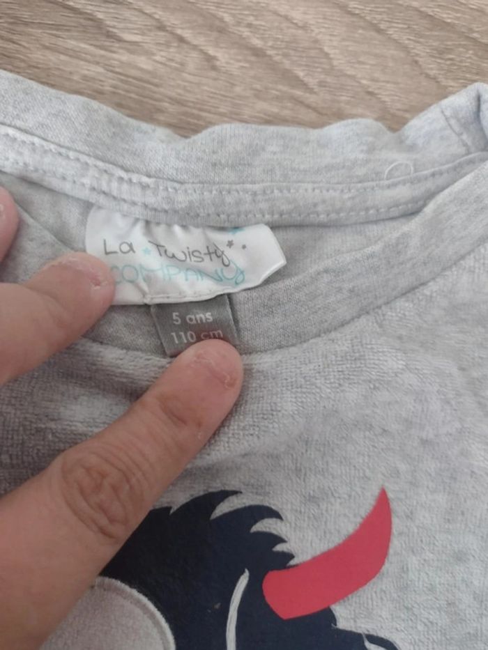 Haut pyjama garçon 5 ans - photo numéro 2