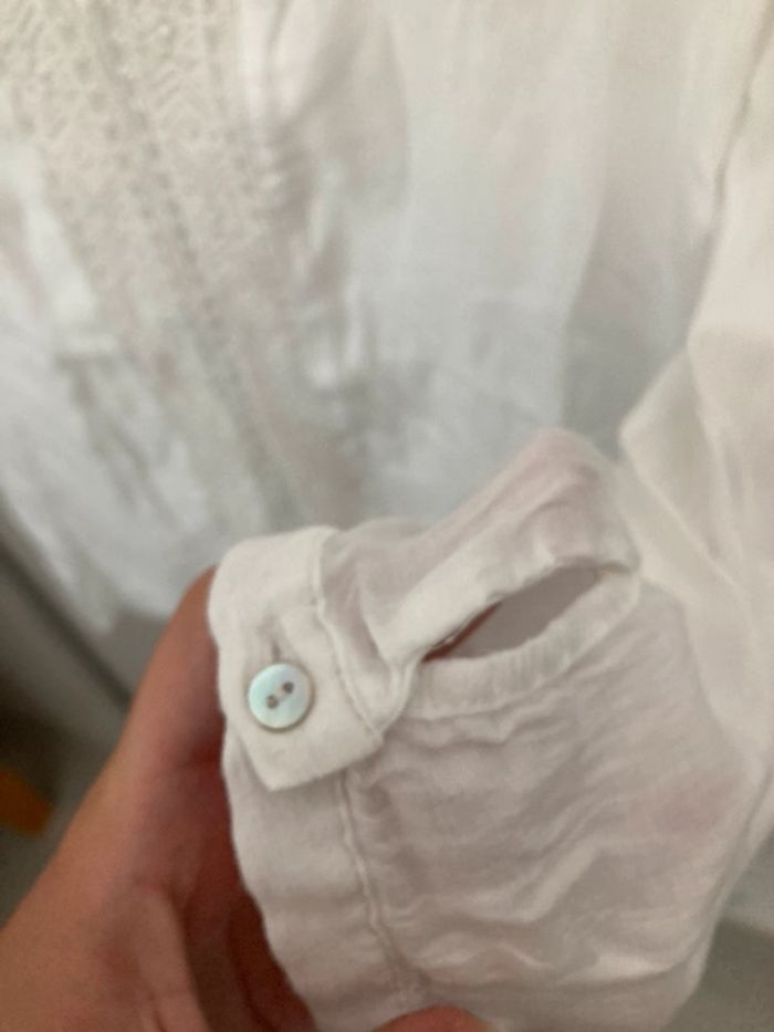 Blouse blanche légère Grain de Malice taille 42 - photo numéro 7